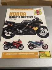 Haynes Hardback Motorcycle Workshop Manual for Honda CBR600F1 1000F
