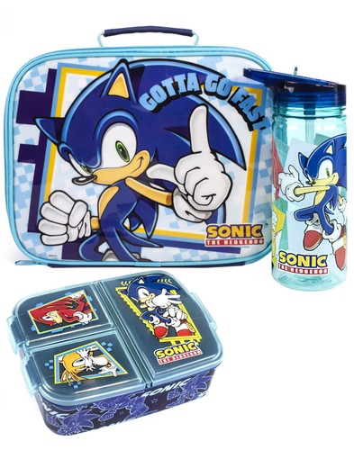 Sonic the hedgehog lunch bag - sonic,