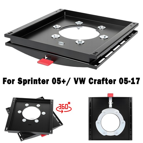 Black 360 seat swivel base - 360°,