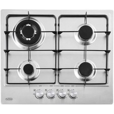 Refurbished ComfortCook 60cm Four Burner Gas Hob - Stainless Steel A1/444411635