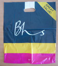 Vintage BHS Carrier Bag British Home Stores 1980's VGC