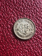 1937 GEORGE VI SILVER THREE