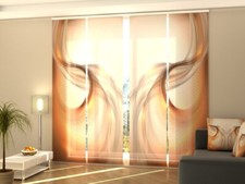 Panel Track Blinds for Sliding Glass Door, any sizes - Abstract Orange Waves 2