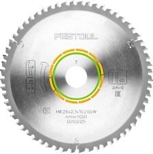 Festool 216mm 60T Wood Mitre Saw Blade for KS 60 216x2.3x30mm (No Box) 500125