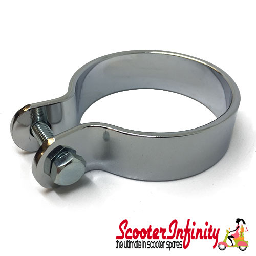 Exhaust clamp chrome 54mm - exhaust,