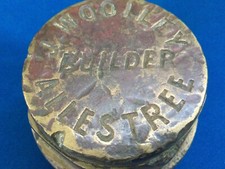 Antique Brass Carriage Motor Charabanc Hub Wheel Nut J Woolley Allestree Derby