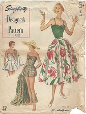 1950 Vintage Sewing Pattern