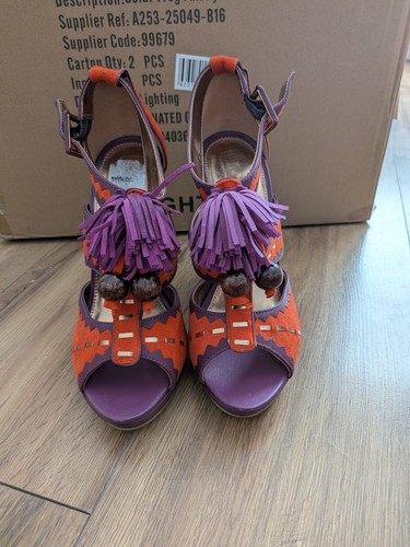 Office women orange purple - women's,