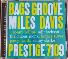 MILES DAVIS BAGS GROOVE CD 1954 - VGC PLUS - MONK ROLLINS SILVER JACKSON HEATH