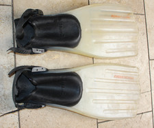 Pair of Mares Power Plana Diving Fins scuba  swimming  Open Heel large