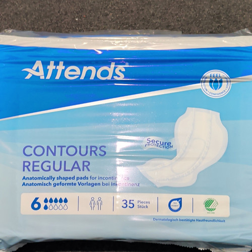 Attends contours regular - regular, 6