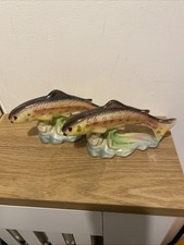 PAIR OF VINTAGE RAINBOW TROUT