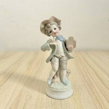 Vintage Figurine Porcelain Boy