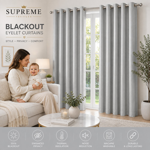 Blackout eyelet plain - blackout,