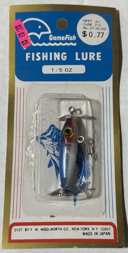 Vintage gamefish lure fw - gamefish,