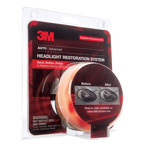 Headlight lens restoration - 3m,