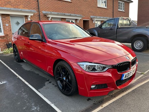 2017 bmw 330e - sport, red