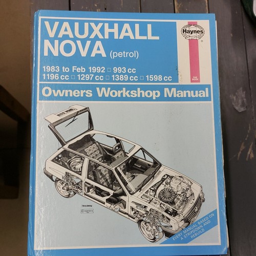 Vauxhall nova haynes manual - vauxhall,