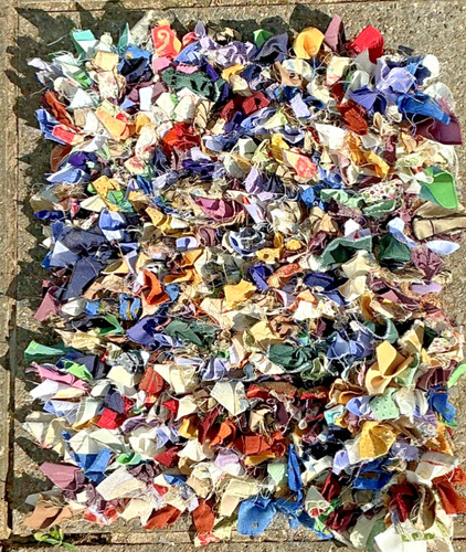 Handwoven rag rug - rag,