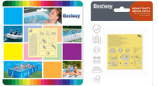 BESTWAY HEAVY DUTY PVC REPAIR KIT PATCHES INFLATABLE SWIMMING POOL & AIRBED