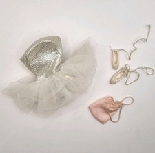 Original Vintage Mattel Barbie Black Label 1960s Ballerina GC part set