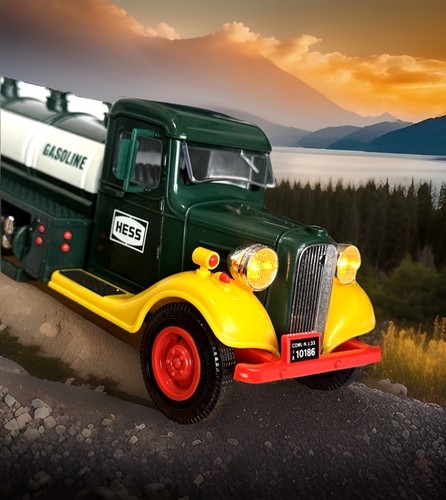 1982 hess first tanker truck - tanker,