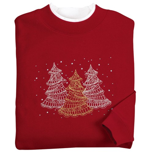 Embellished winter tree - winter,