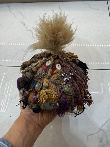 Turkmen kids handmade hat