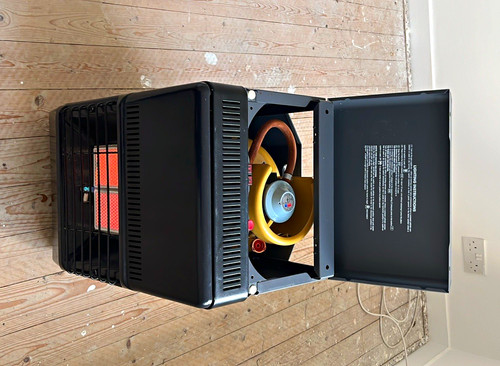 Gas cabinet radiant - cabinet, heater