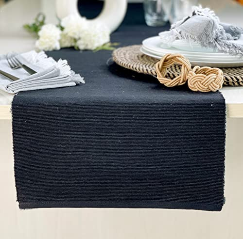 Recycled cotton black table - ,