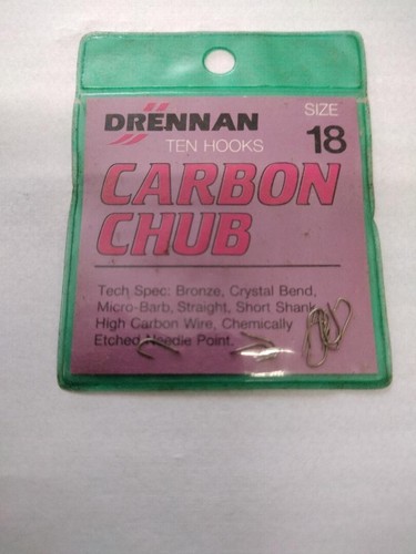 Drennan carbon chub - chub, hooks