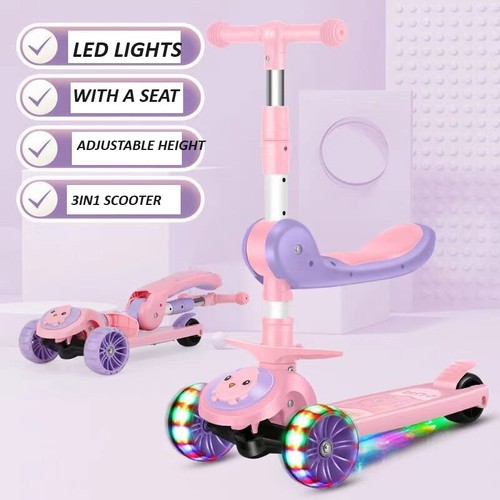 Kids scooter 3in1 child kick - kids,
