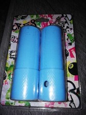 NEW QUALITY HALFORDS LIGHT BLUE BMX BIKE STUNT PEGS