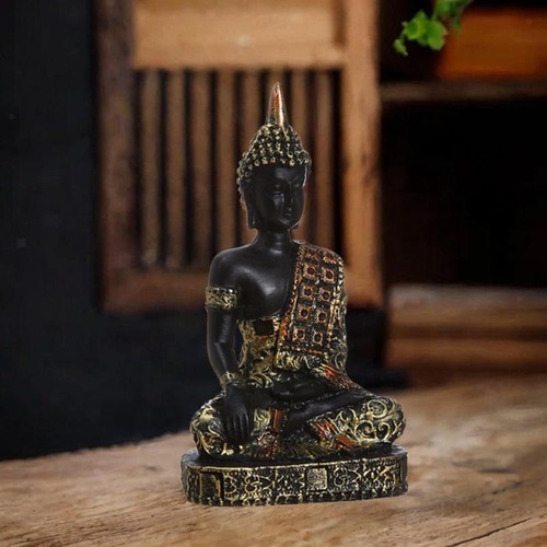 Meditating buddha resin - meditating,