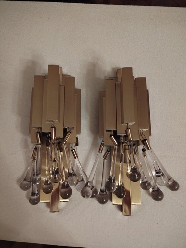 Pair brutalist willy rizzo - pair,