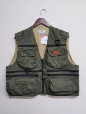 Caesar Men's Fishing, Outdoor Utility Khaki Green Vest Large CG SB3