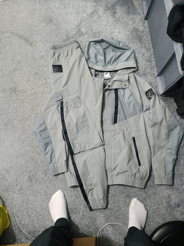 Woven grey black nike - black, max