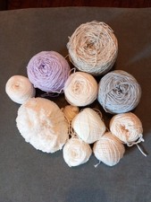 wool bundle joblot mixed colours