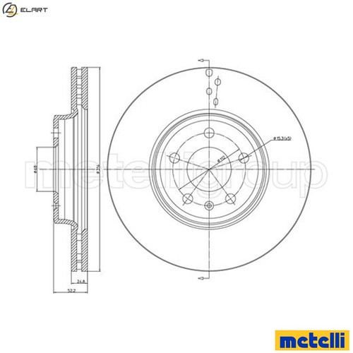 Brake disc 0917c for - 23-0917c,