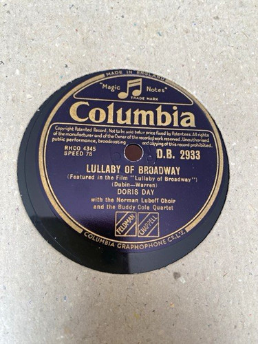 Columbia doris day rpm - 78,