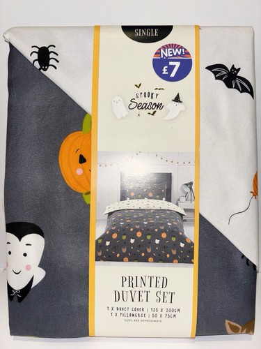 Halloween single duvet cover - halloween,
