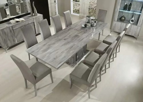 Alexa high gloss grey - high, italian