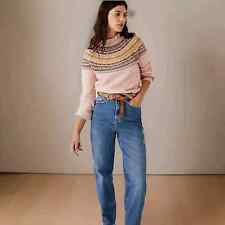 PER UNA Pink Fair Isle Wool