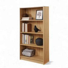 Tall Wide 4 Shelf Bookcase