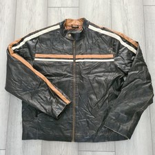 Vtg Whispering Smith London New York 1967 Faux Leather Jacket Size M 38-40in