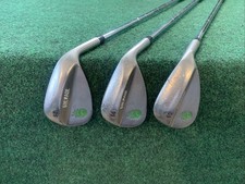 Bombtech Grenade Wedge Set 52* 56* 60* Steel Shafts RH- Bombtech Grips Free Ship