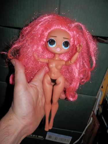 Lol surprise doll - pink, hair