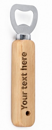 Wooden personalised bottle - personalised,