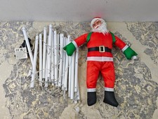 9.9Ft Christmas Ladder Lights with Santa Claus - 338 LED Christmas Lights, 8 Mod