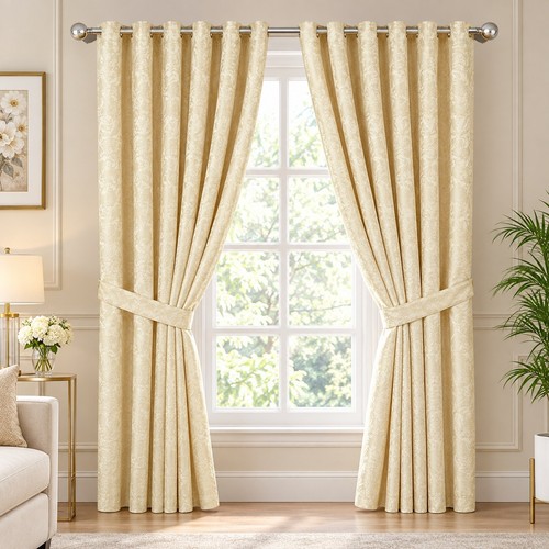 Luxury jacquard cleo eyelet - jacquard,